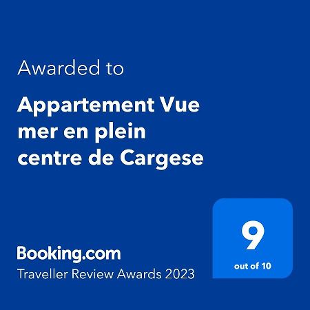 Appartement Vue Mer En Plein Centre De Cargese Bagian luar foto